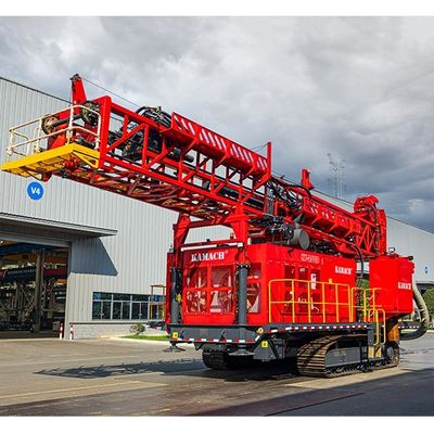เครื่องเจาะรูระเบิดแบบหมุน KY-250D พร้อมรีโมทคอนโทรล LoS สำหรับการเดินทาง - ขับเคลื่อนด้วยเครื่องยนต์ดีเซล